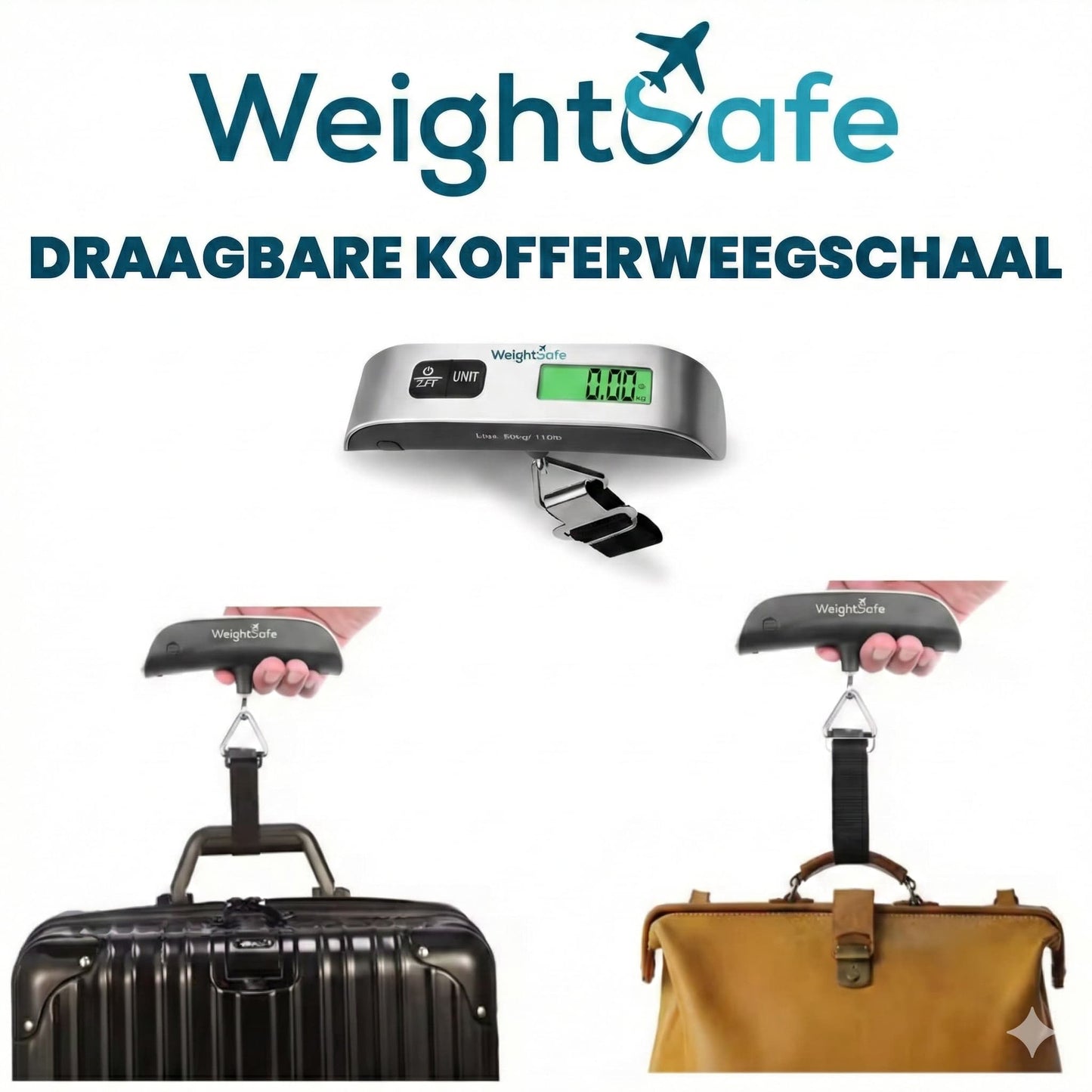 WeightSafe™ – Nooit Meer Te Zware Bagage