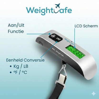 WeightSafe™ – Nooit Meer Te Zware Bagage