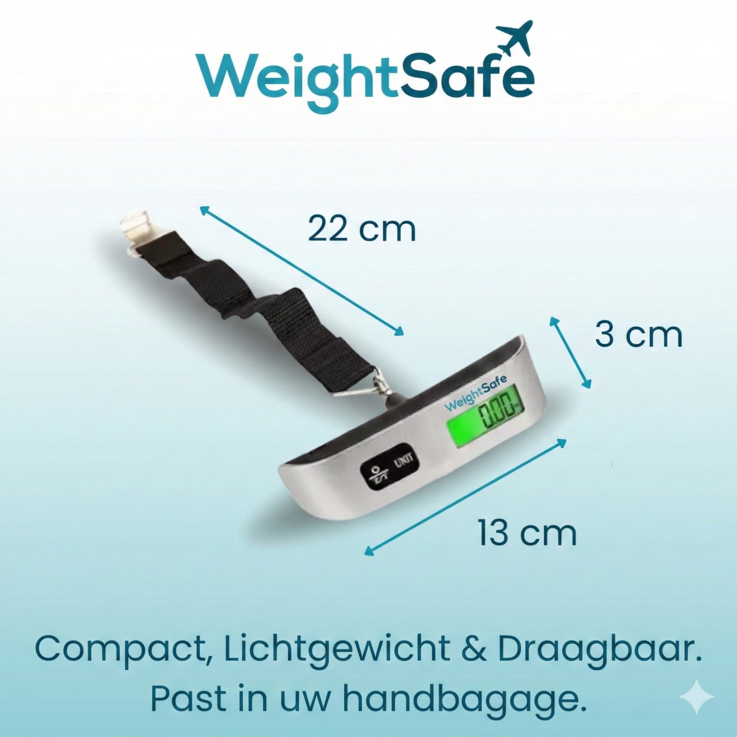 WeightSafe™ – Nooit Meer Te Zware Bagage