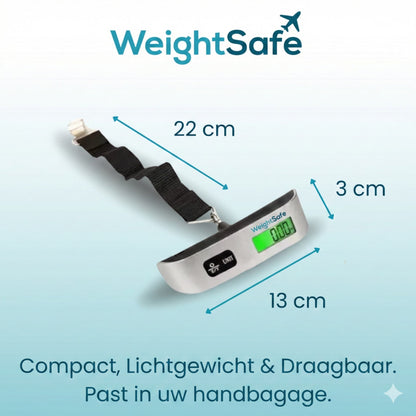 WeightSafe™ – Nooit Meer Te Zware Bagage
