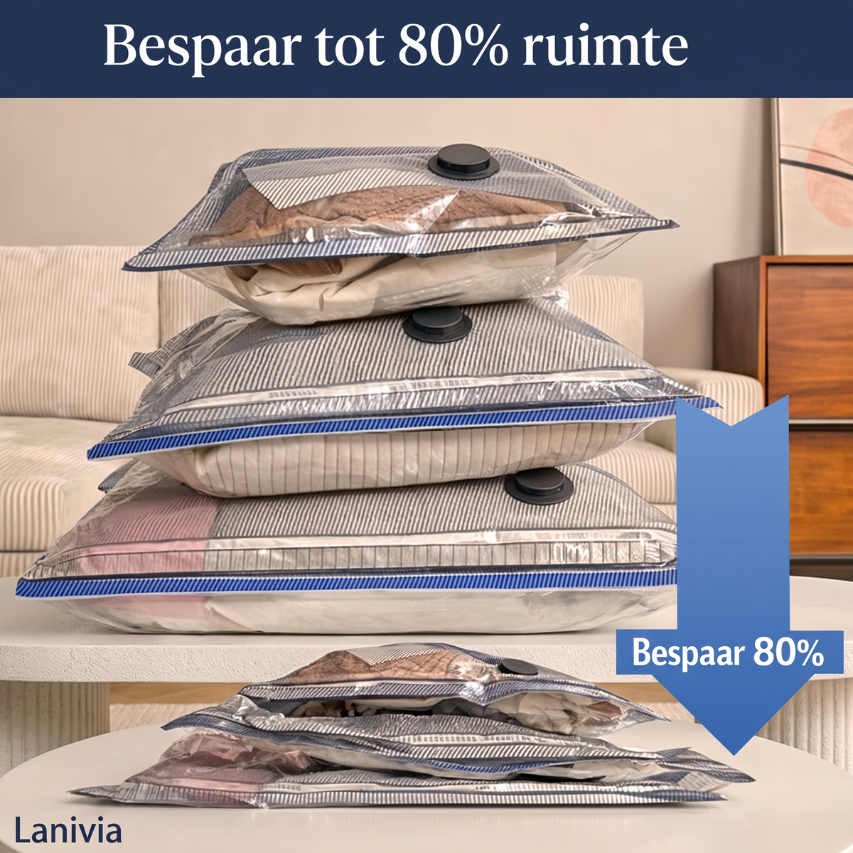 SpaceLuxe bespaar tot 80% ruimte