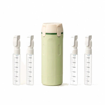 PourLuxe 4-in-1 reisdispenser met flesjes