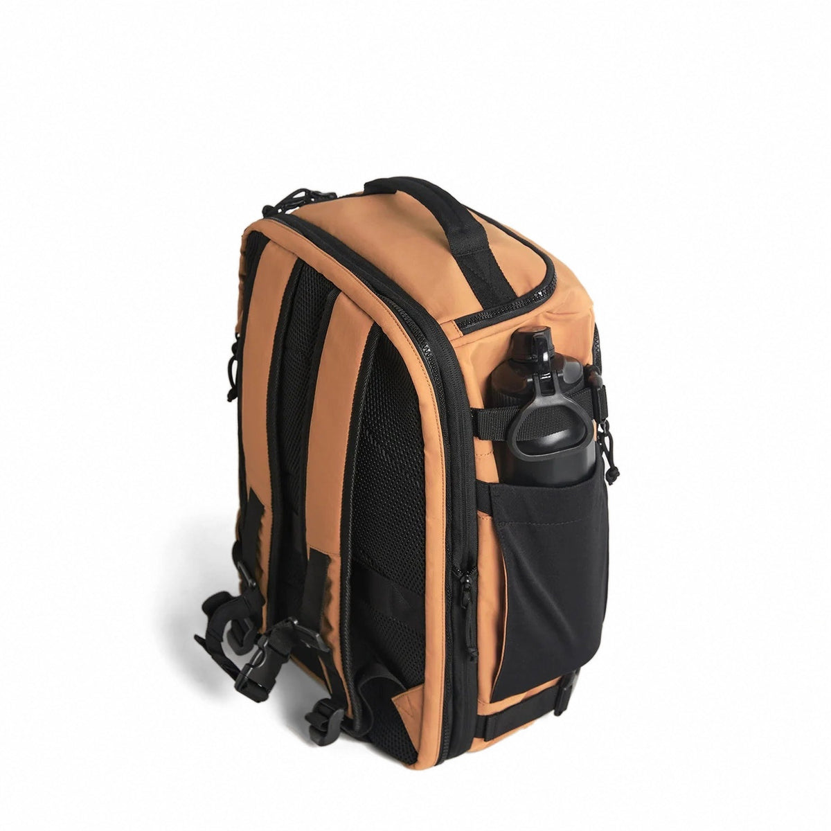 TravelVault Pro zemelbruin zijaanzicht