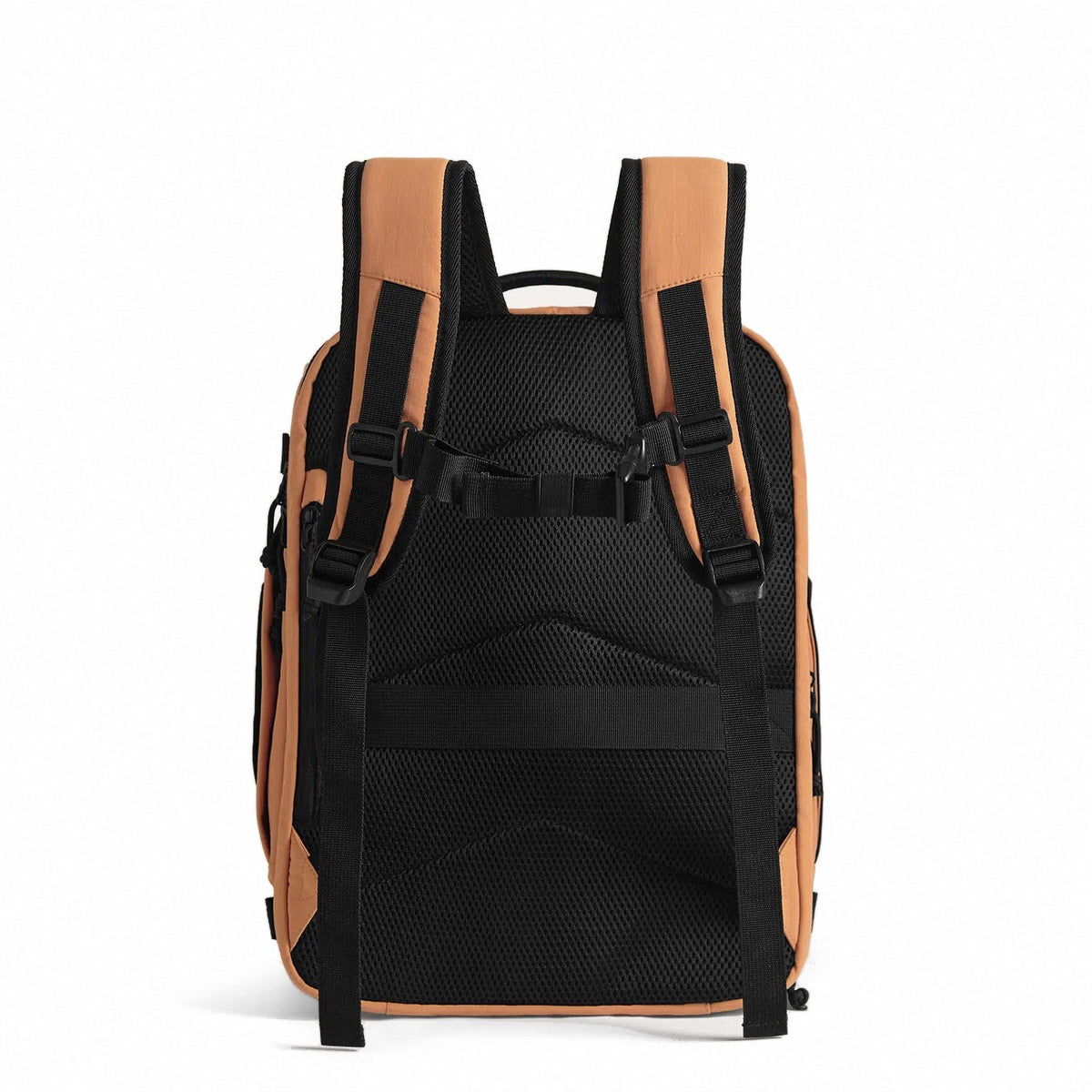TravelVault Pro zemelbruin achterkant