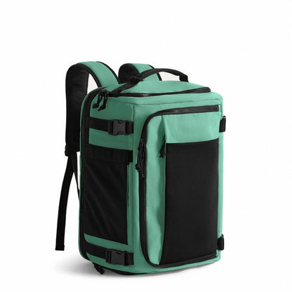 TravelVault Pro groen schuin vooraanzicht