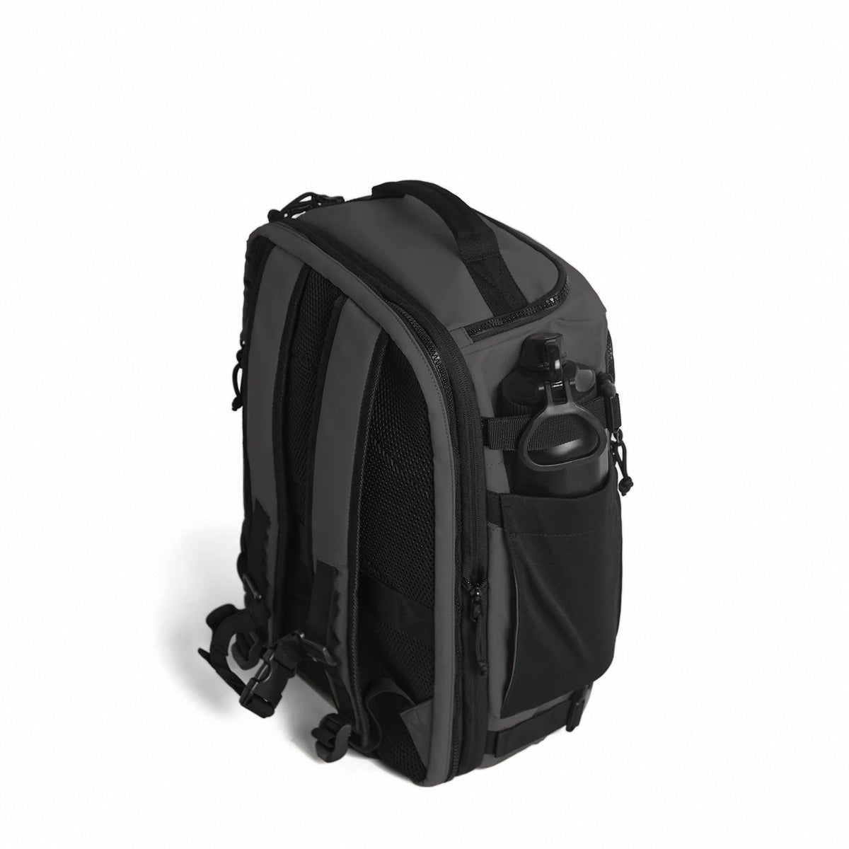 TravelVault Pro zwart zijaanzicht